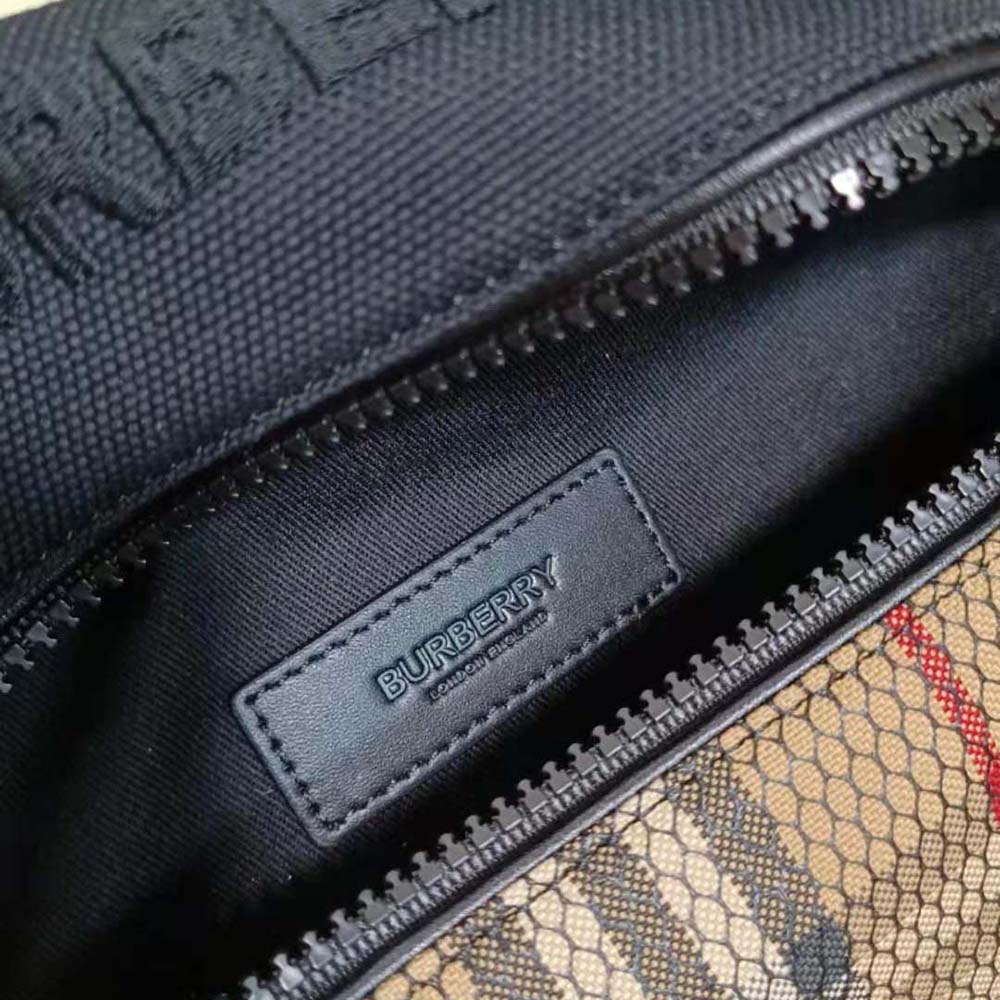 Burberry Women Sonny Belt Bag with Embroidered Burberry Lettering - image 8