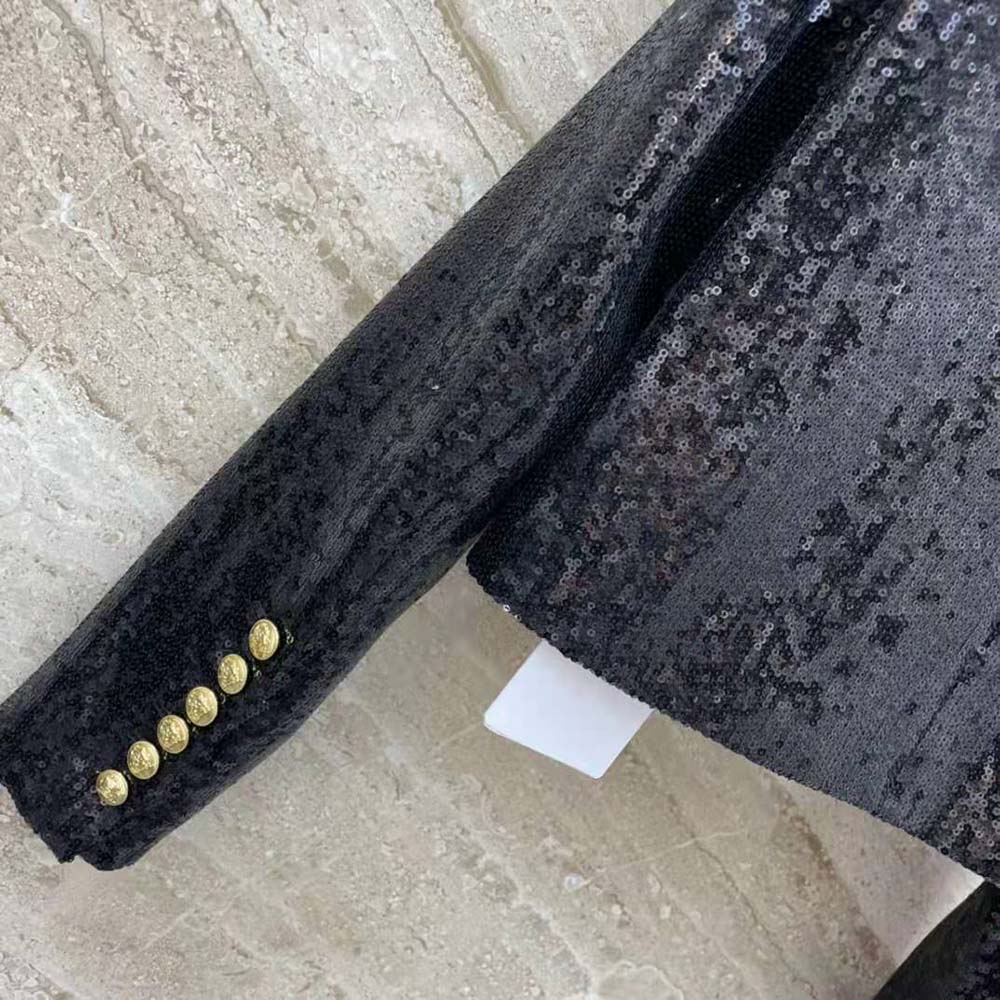 Celine Women Embroidered Bolero in Wool Gabardine - image 6