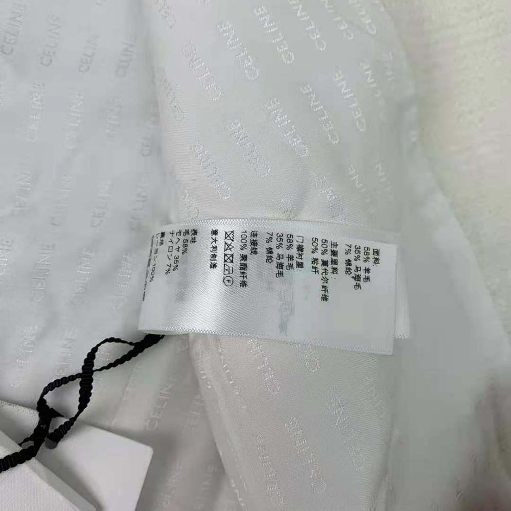 Celine Women Embroidered Cardigan Jacket in Bouclé Tweed - image 10