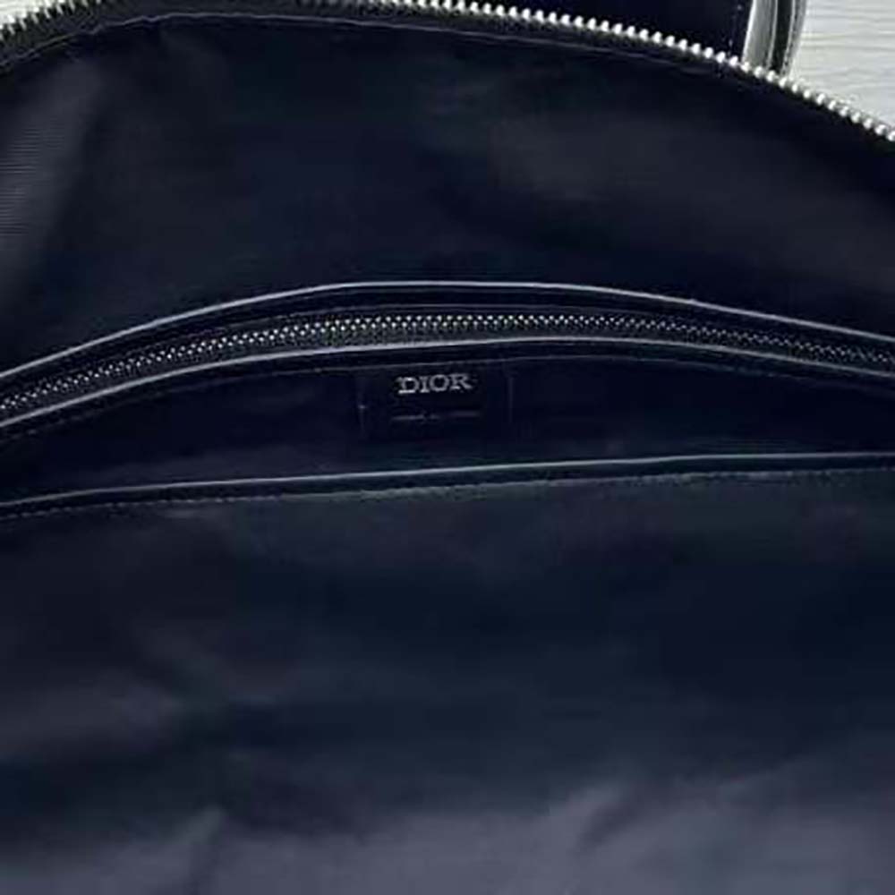 Dior Men By Erl Dior Lingot 50 Bag Black Grained Calfskin - image 10