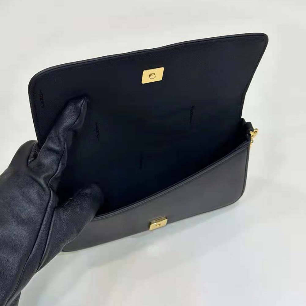 Fendi Women Fendigraphy Phone Pouch Black Leather Wallet - image 6