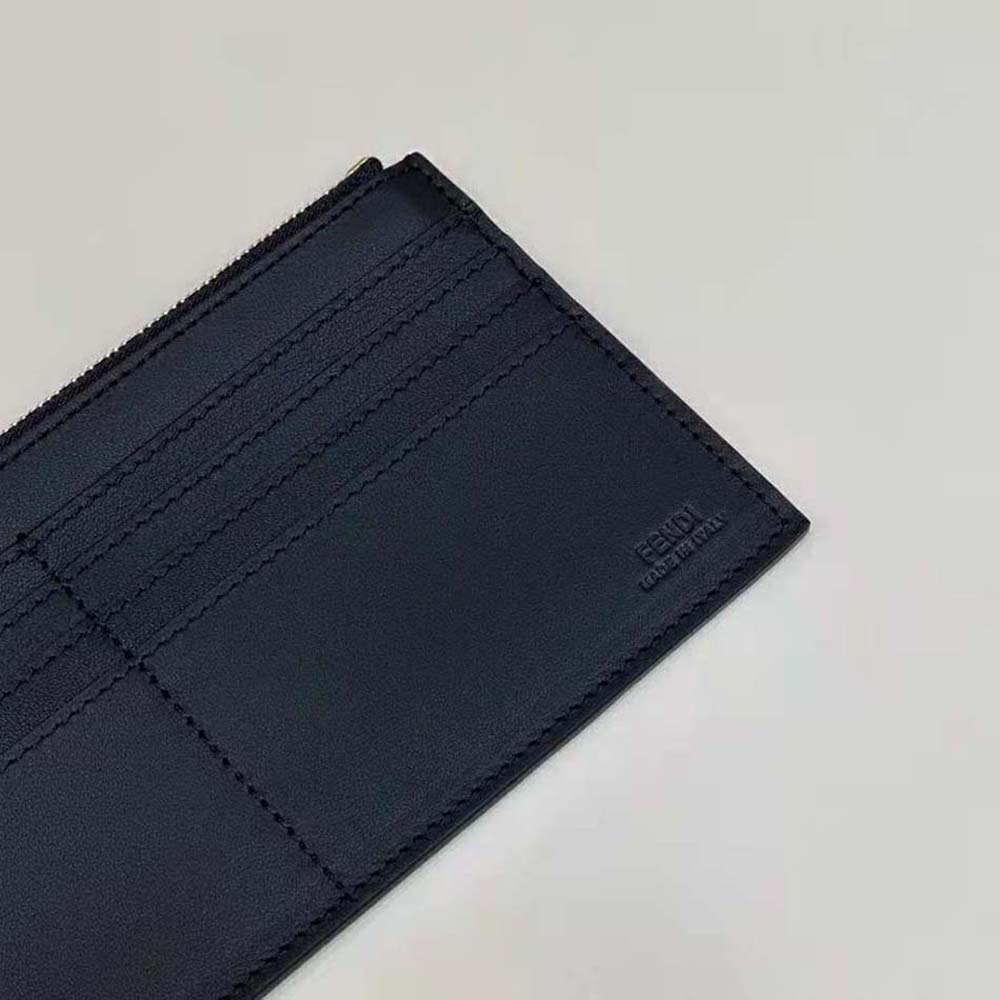 Fendi Women Fendigraphy Phone Pouch Black Leather Wallet - image 10
