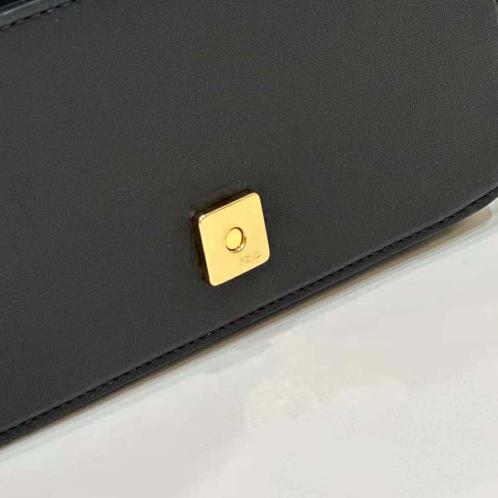 Fendi Women Fendigraphy Phone Pouch Black Leather Wallet - image 9