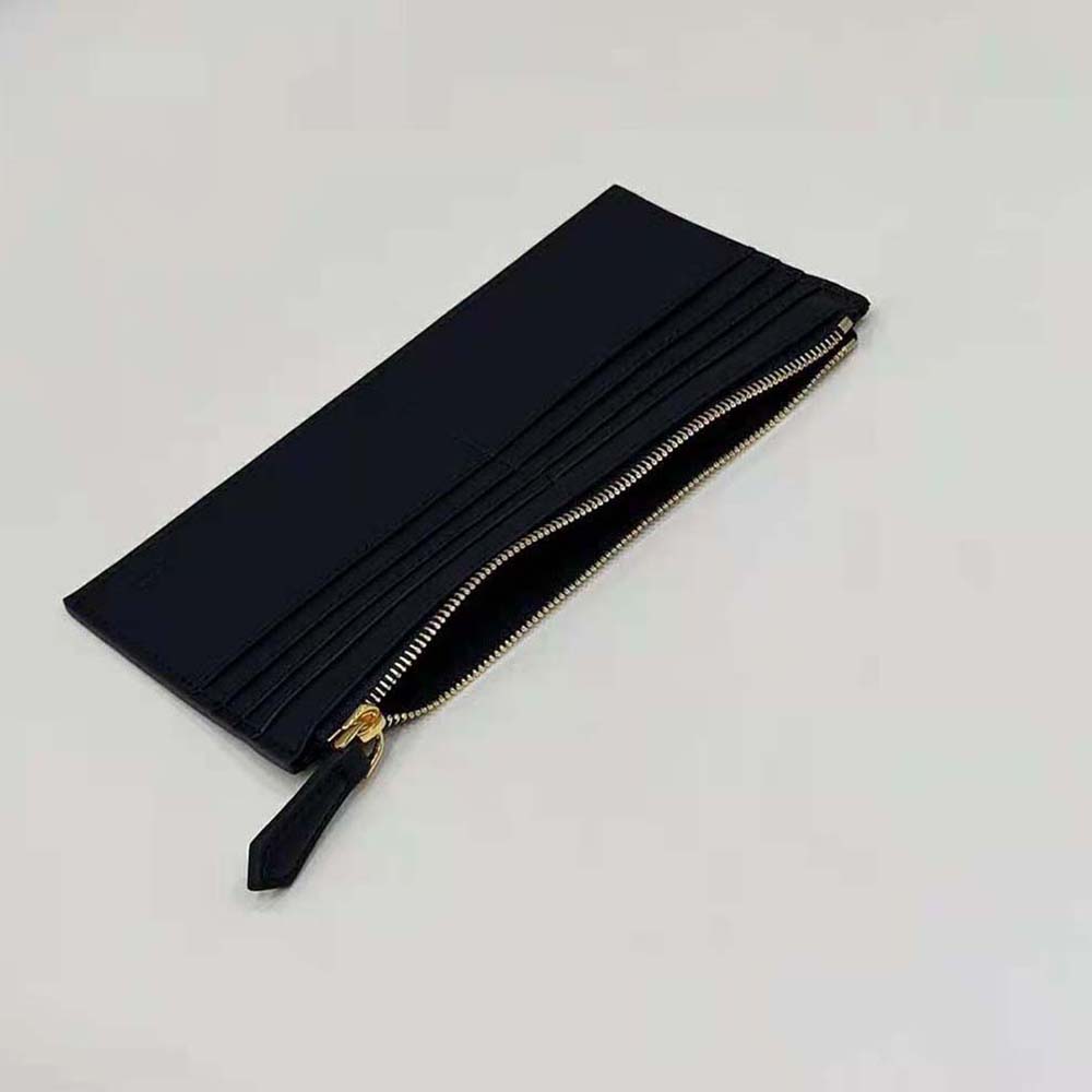 Fendi Women Fendigraphy Phone Pouch Black Leather Wallet - image 7