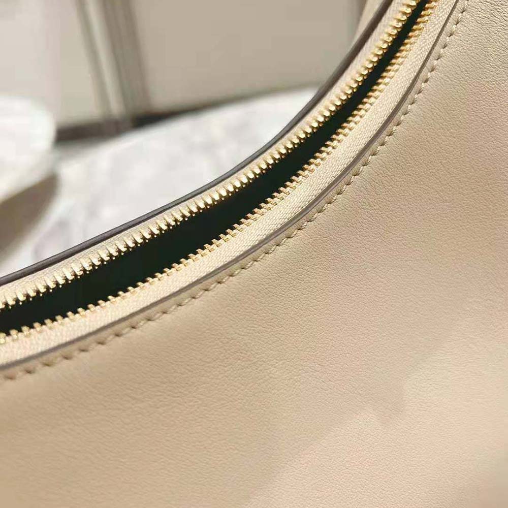 Fendi Women Fendigraphy Small Beige Leather Bag - image 7
