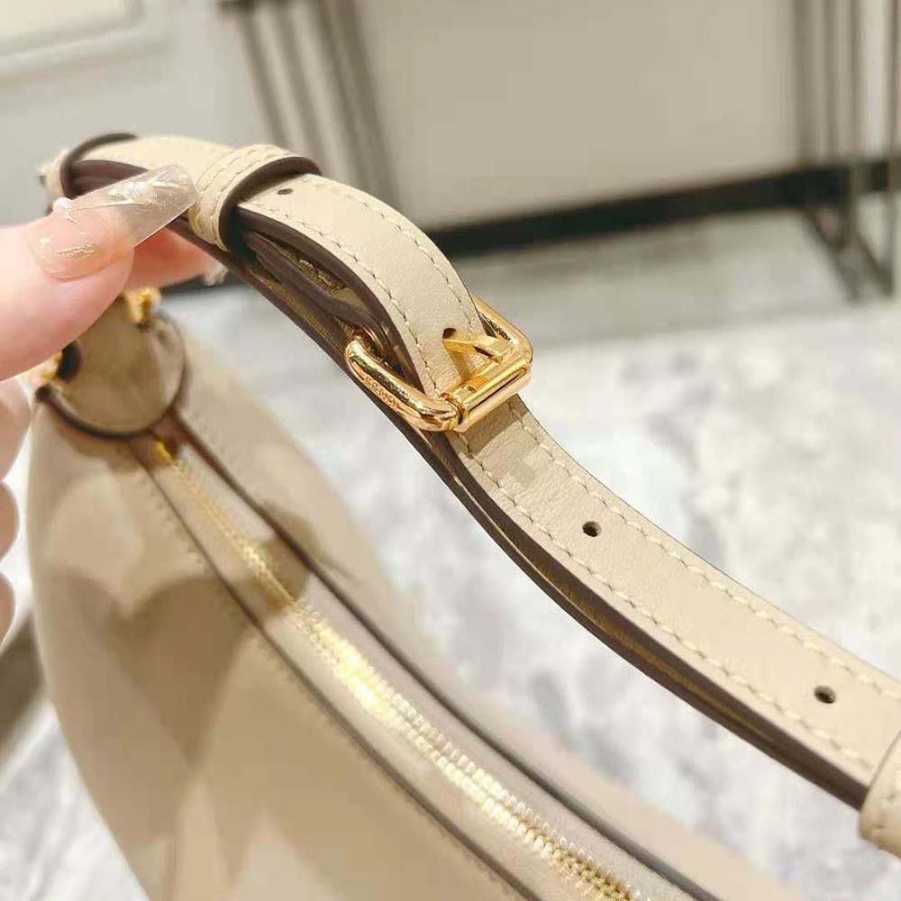 Fendi Women Fendigraphy Small Beige Leather Bag - image 9