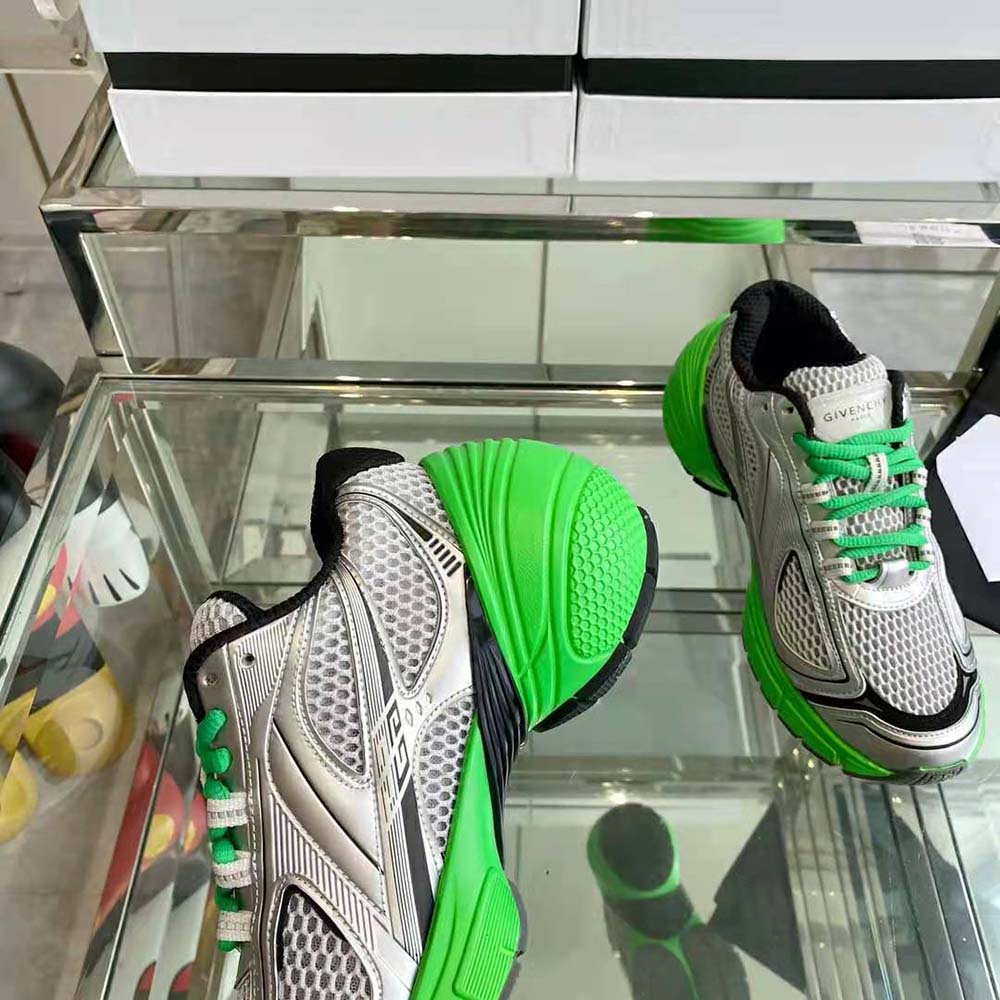 Givenchy Unisex TK-MX Runner Sneakers in Mesh-Green - image 7