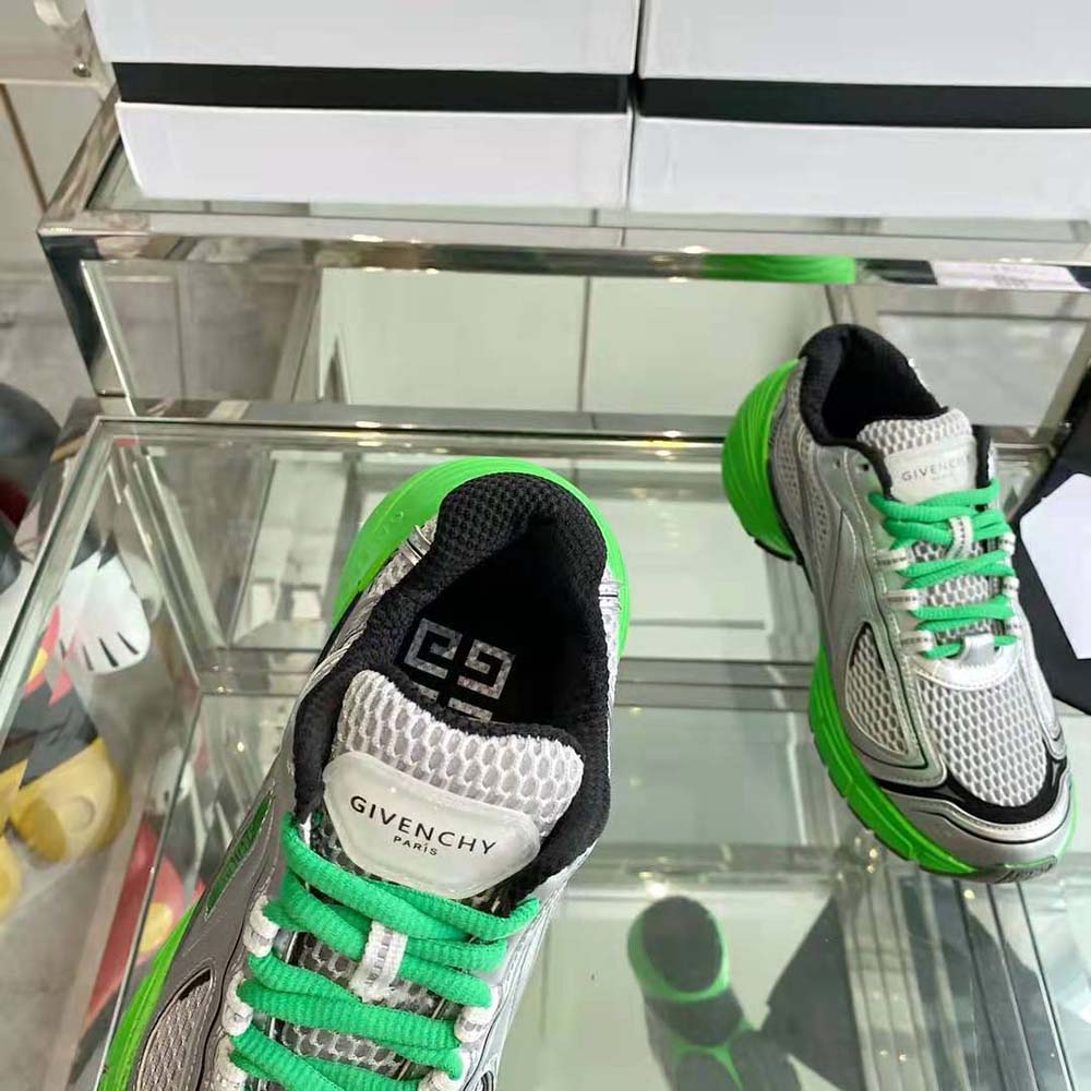 Givenchy Unisex TK-MX Runner Sneakers in Mesh-Green - image 9