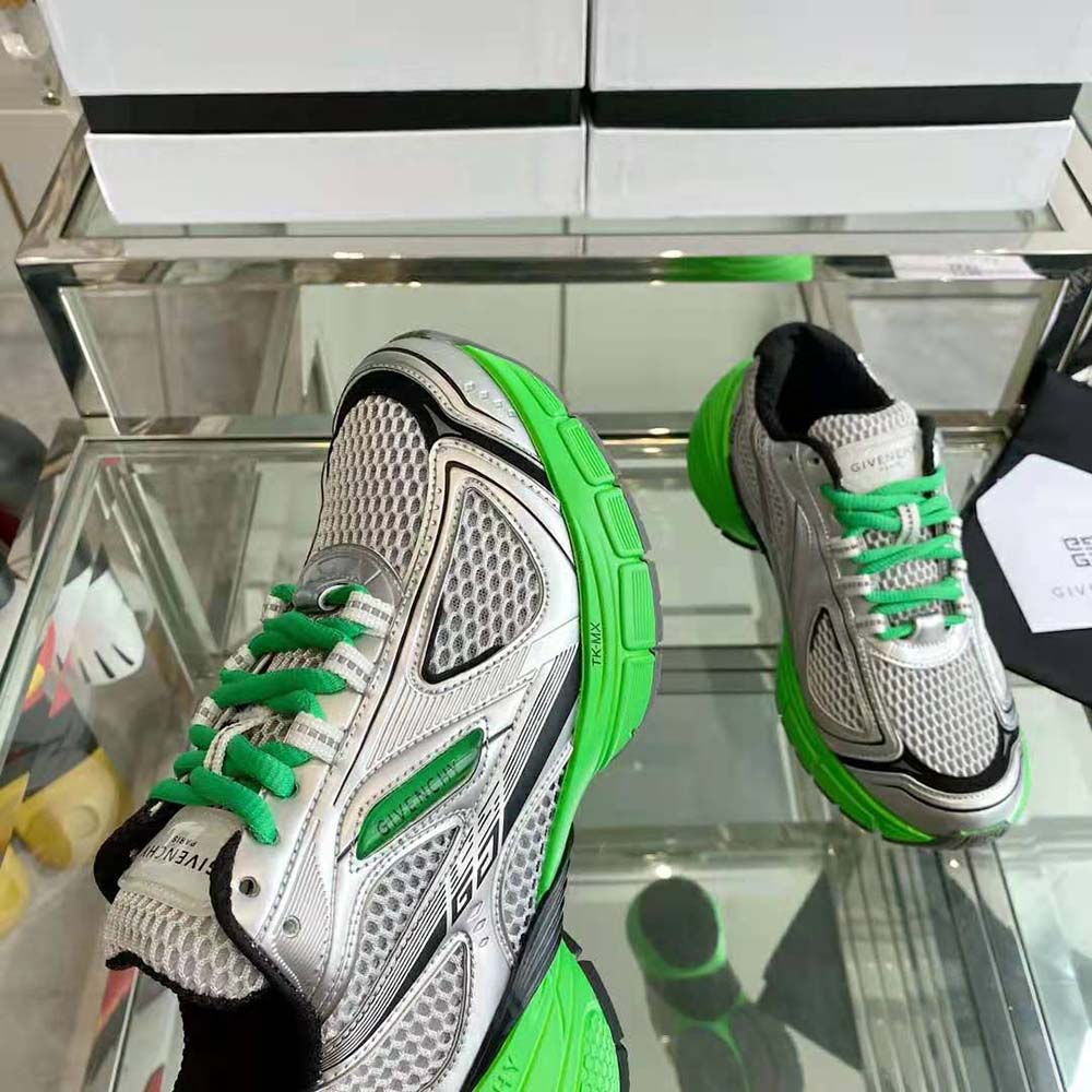 Givenchy Unisex TK-MX Runner Sneakers in Mesh-Green - image 6