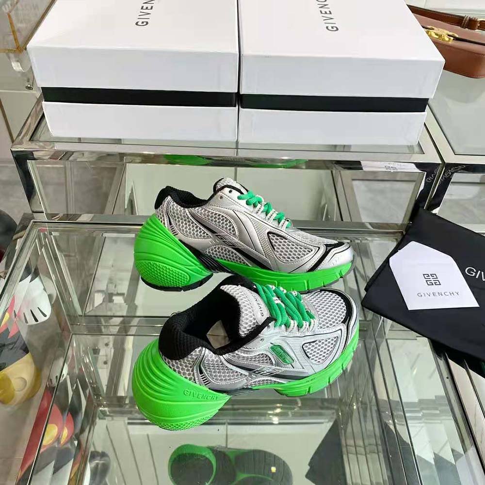 Givenchy Unisex TK-MX Runner Sneakers in Mesh-Green - image 5