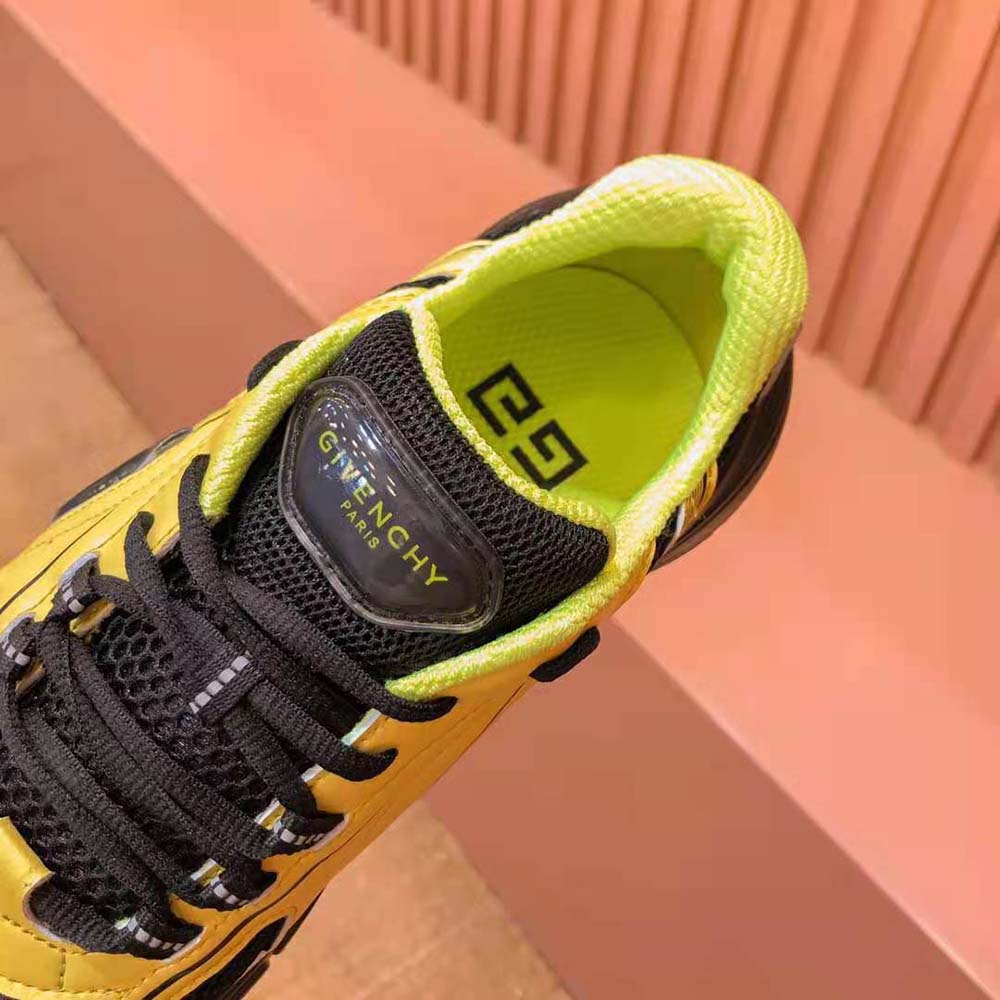 Givenchy Unisex TK-MX Runner Sneakers in Mesh-Yellow - image 7