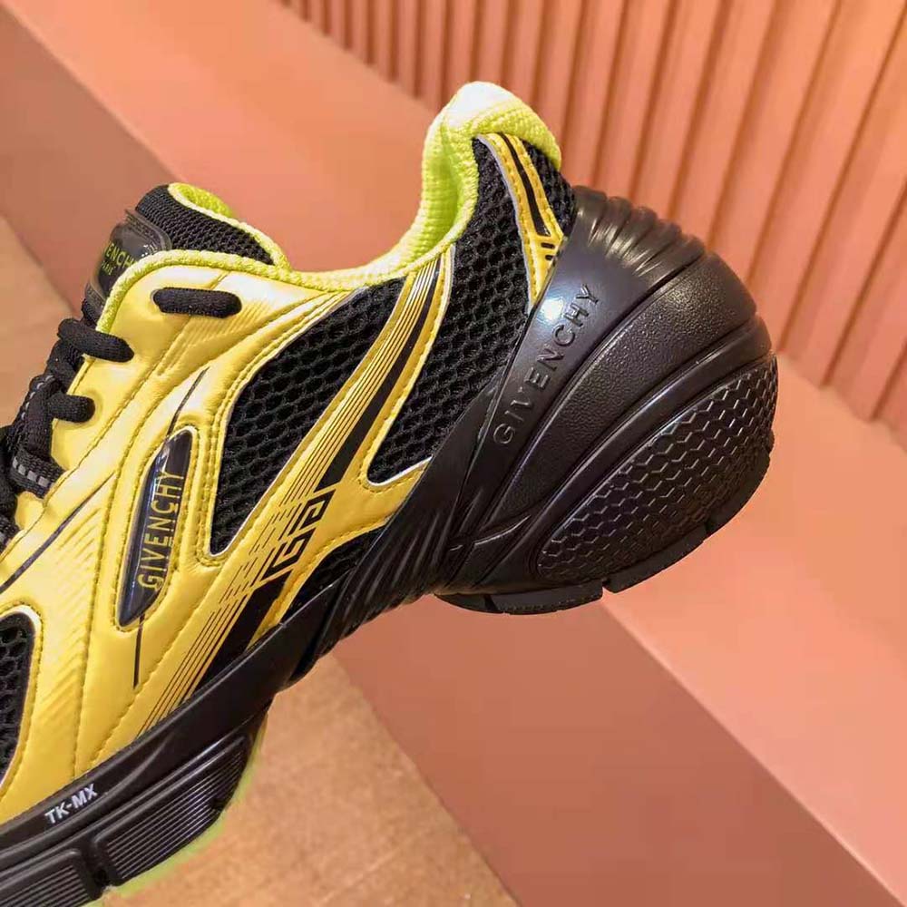 Givenchy Unisex TK-MX Runner Sneakers in Mesh-Yellow - image 8