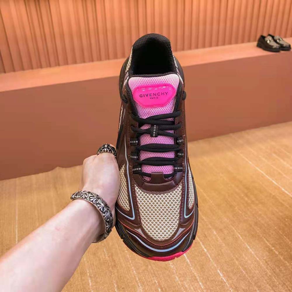 Givenchy Unisex TK-MX Runner Sneakers in Mesh-Pink - image 5
