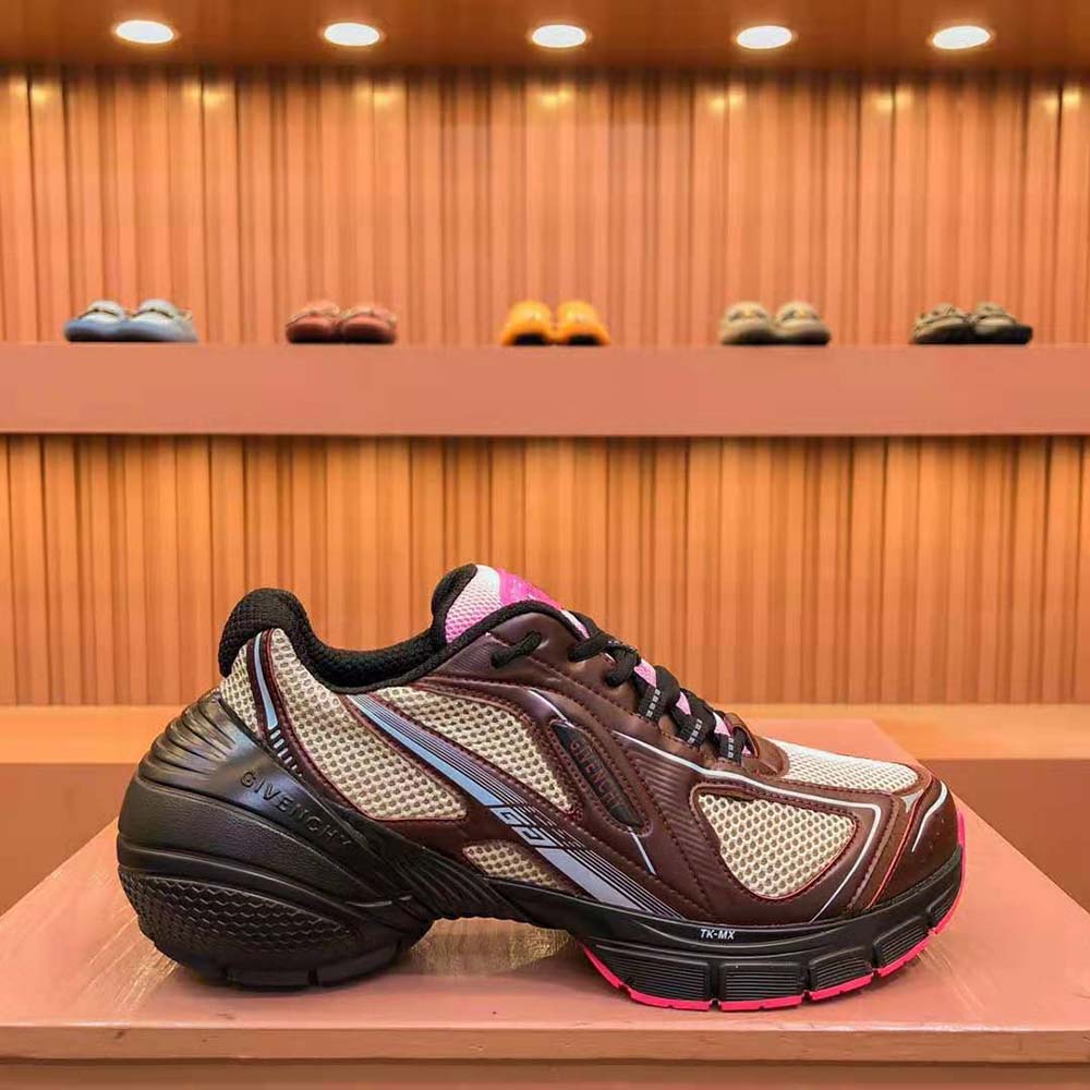 Givenchy Unisex TK-MX Runner Sneakers in Mesh-Pink - image 4
