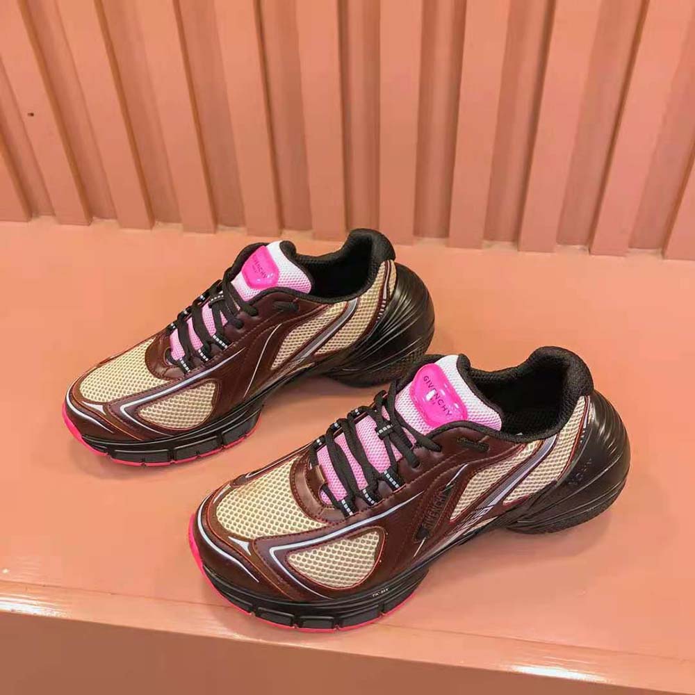 Rear angle showcasing signature Givenchy branding on TK-MX Runner Sneakers