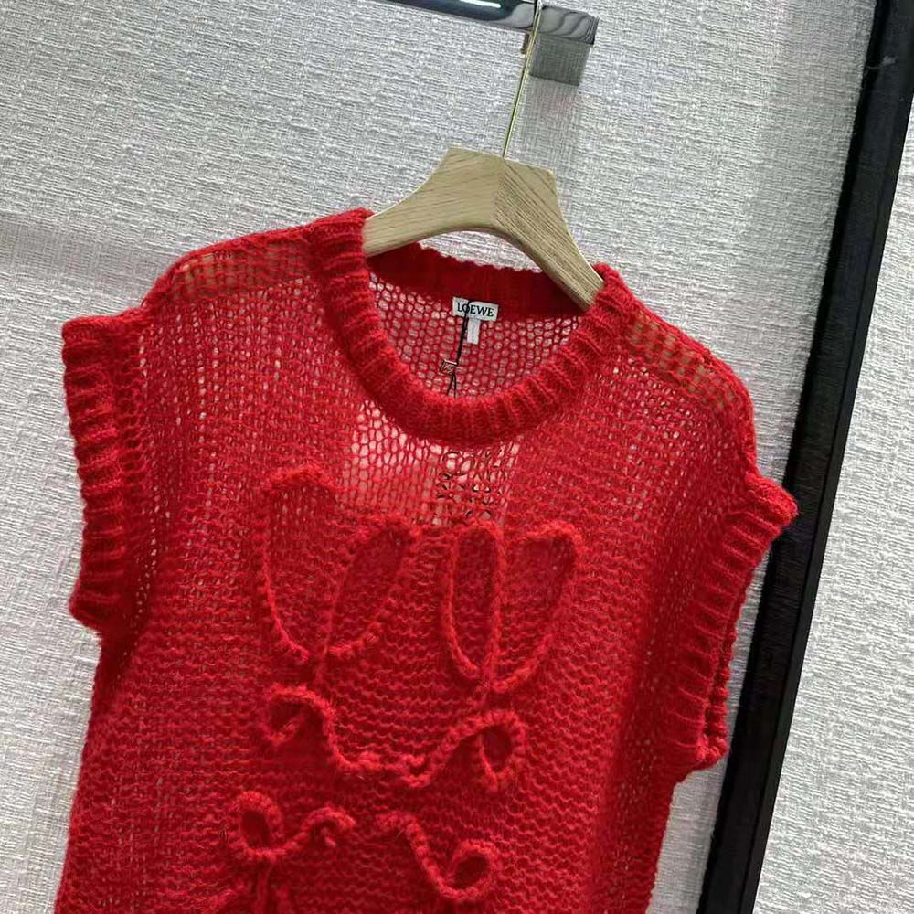Loewe Women Anagram Vest in Mohair - image 4