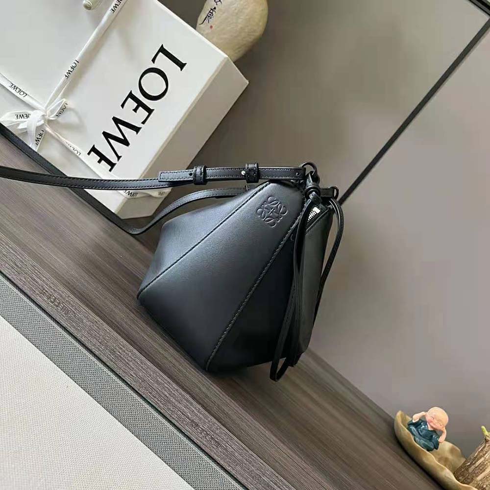 Loewe Women Mini Hammock Hobo Bag in Classic Calfskin-Black - image 5