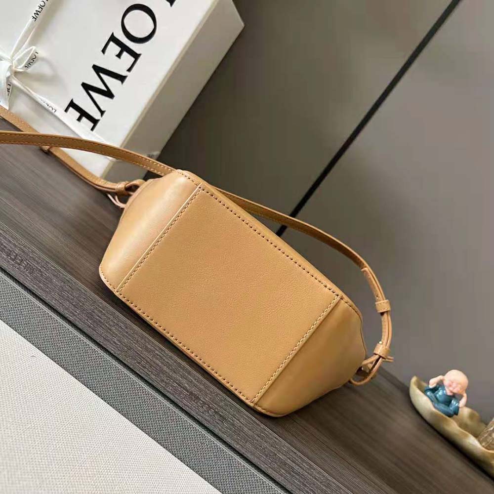 Loewe Women Mini Hammock Hobo Bag in Classic Calfskin-Brown - image 6