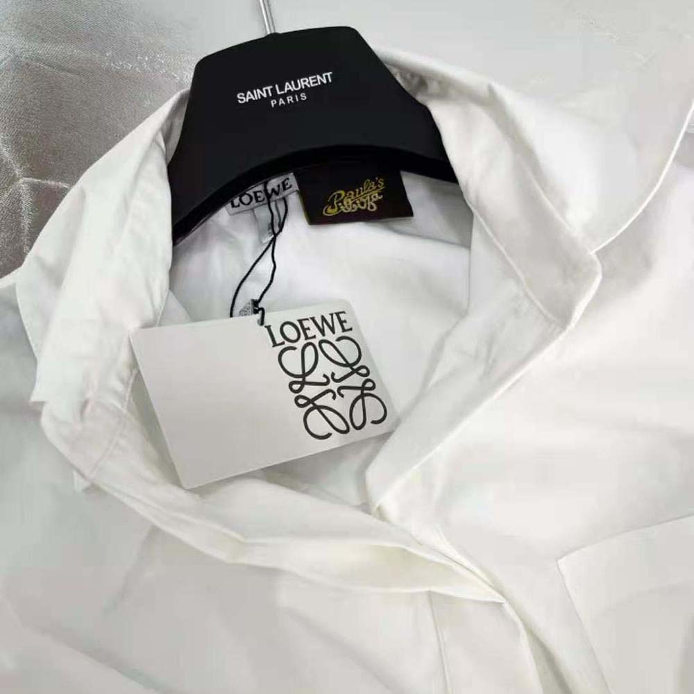 Loewe Women Workwear Mini Dress in Cotton - image 7