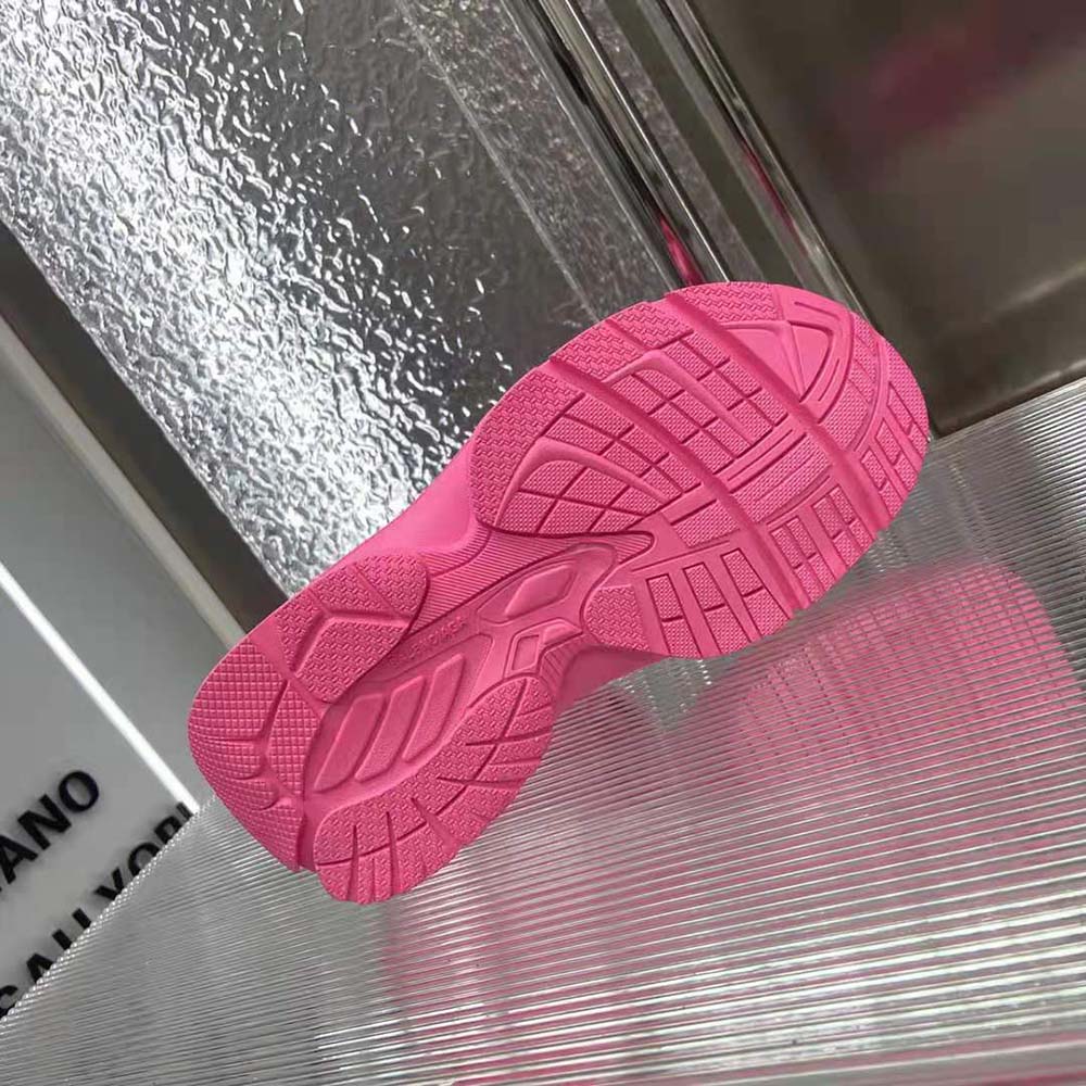 Balenciaga Unisex Tourist Sandal in Neon Pink Technical Material - image 8