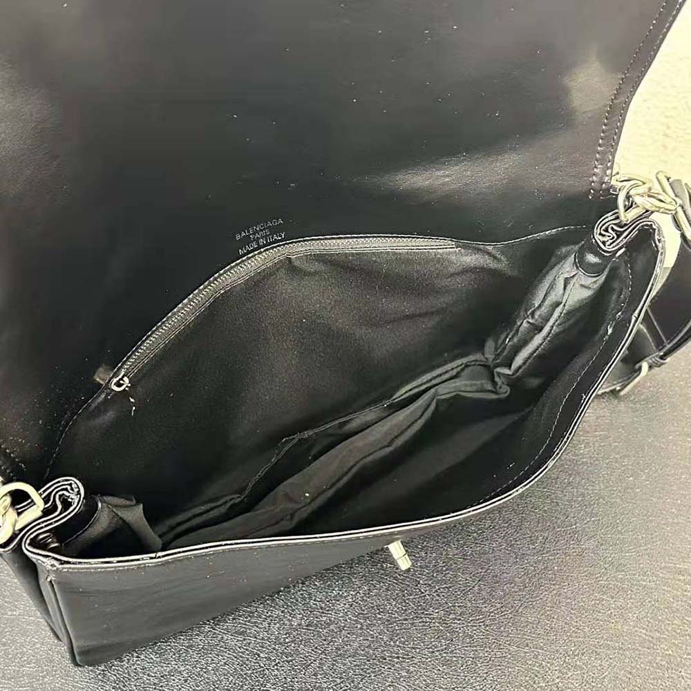 Balenciaga Women BB Soft Large Flap Bag in Black - image 9
