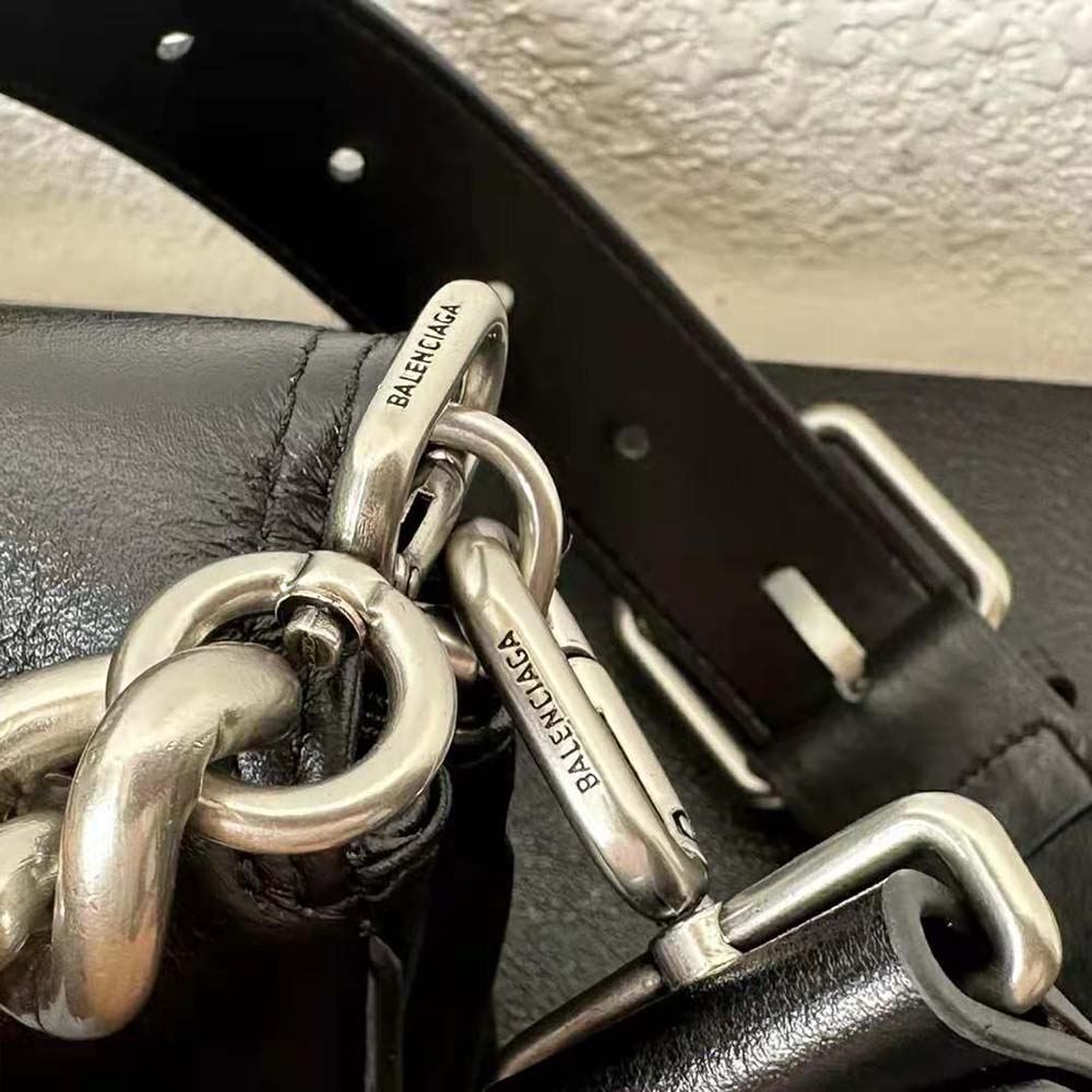 Balenciaga Women BB Soft Small Flap Bag in Black - image 7