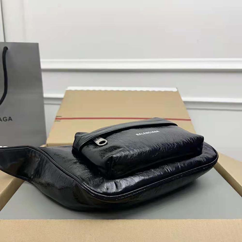 Balenciaga Women Raver Medium Bag With Handle in Black - image 4