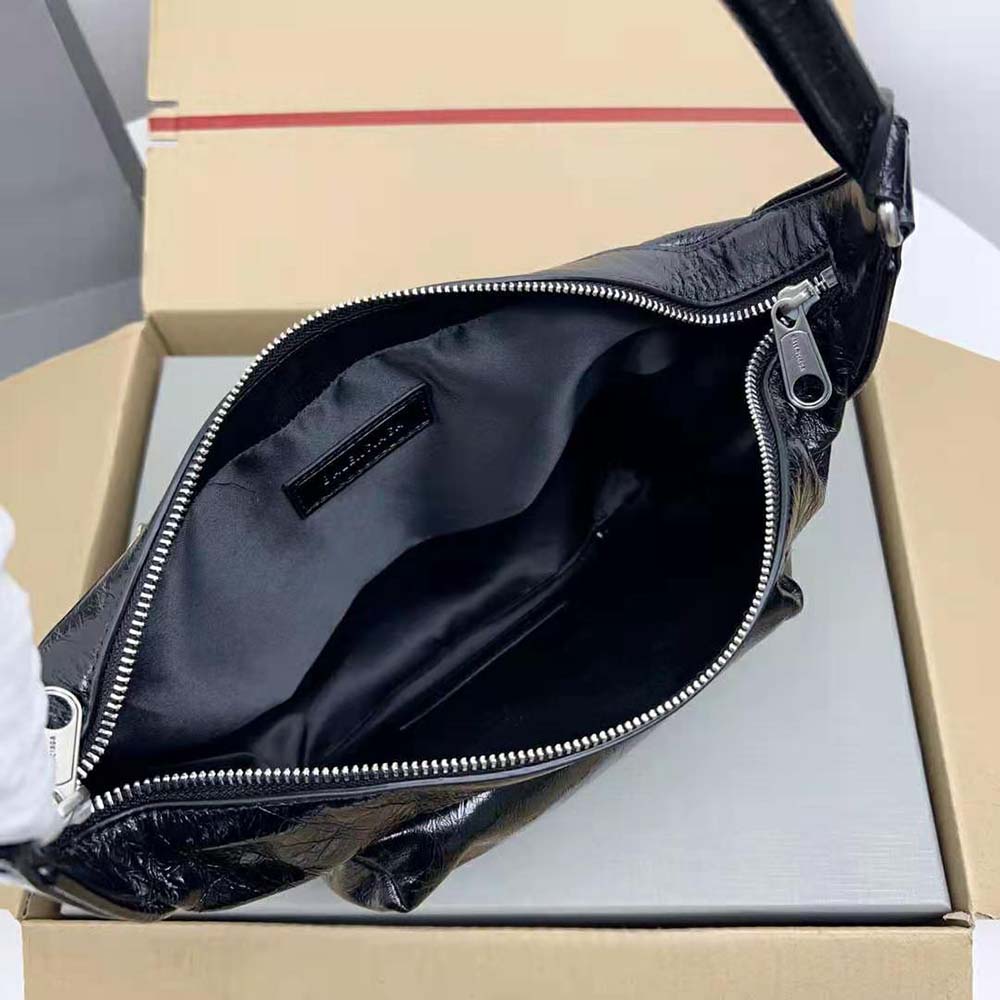 Balenciaga Women Raver Medium Bag With Handle in Black - image 9