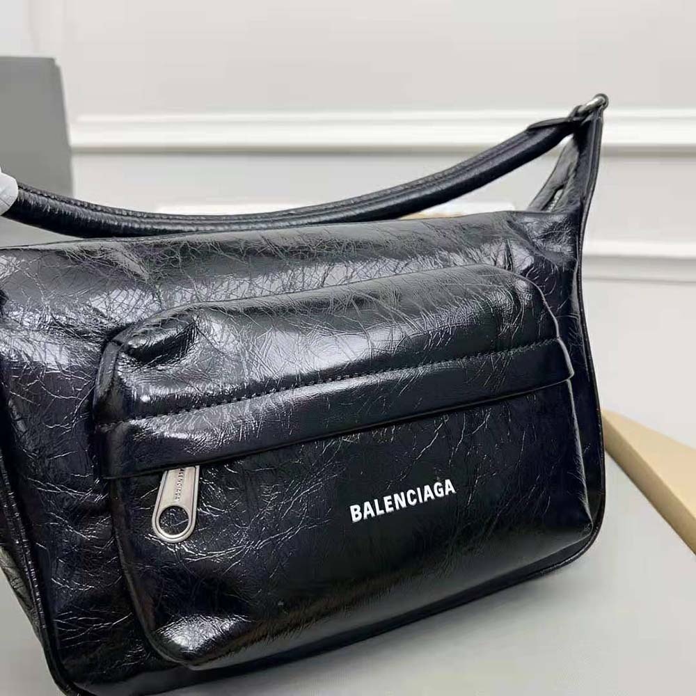Balenciaga Women Raver Medium Bag With Handle in Black - image 7