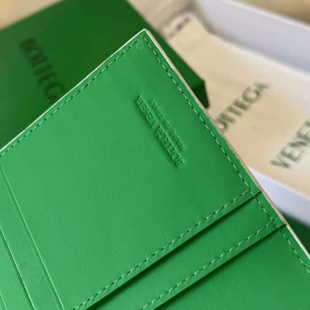Bottega Veneta Unisex Long Intrecciato Wallet-White - image 9