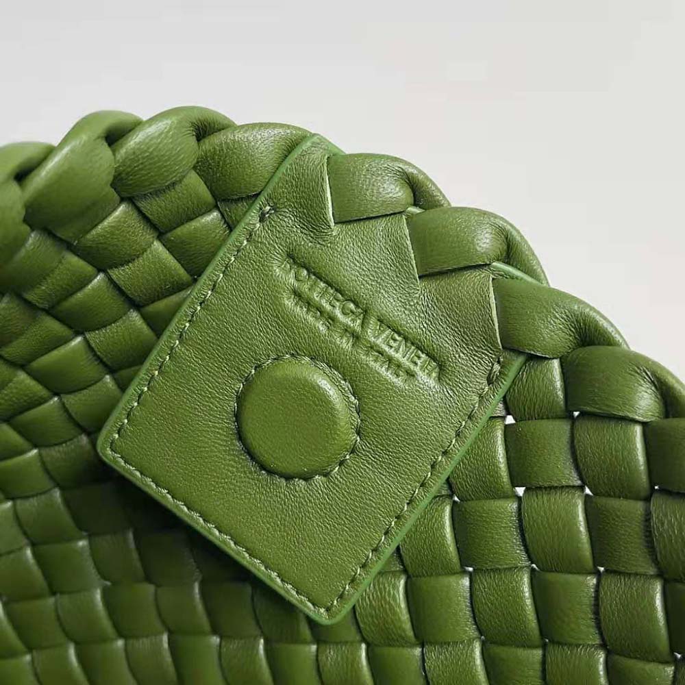 Bottega Veneta Women Small Clicker Shoulder Bag-Green - image 8