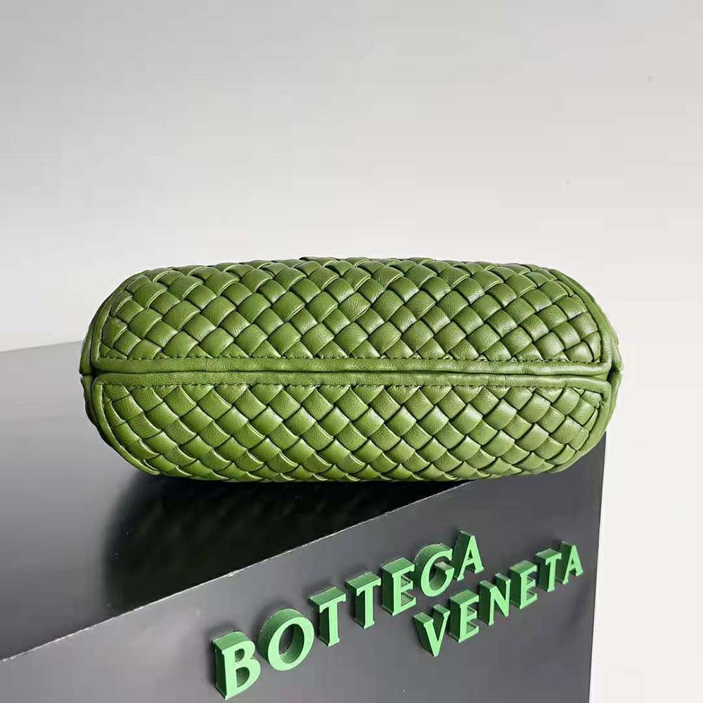 Bottega Veneta Women Small Clicker Shoulder Bag-Green - image 5