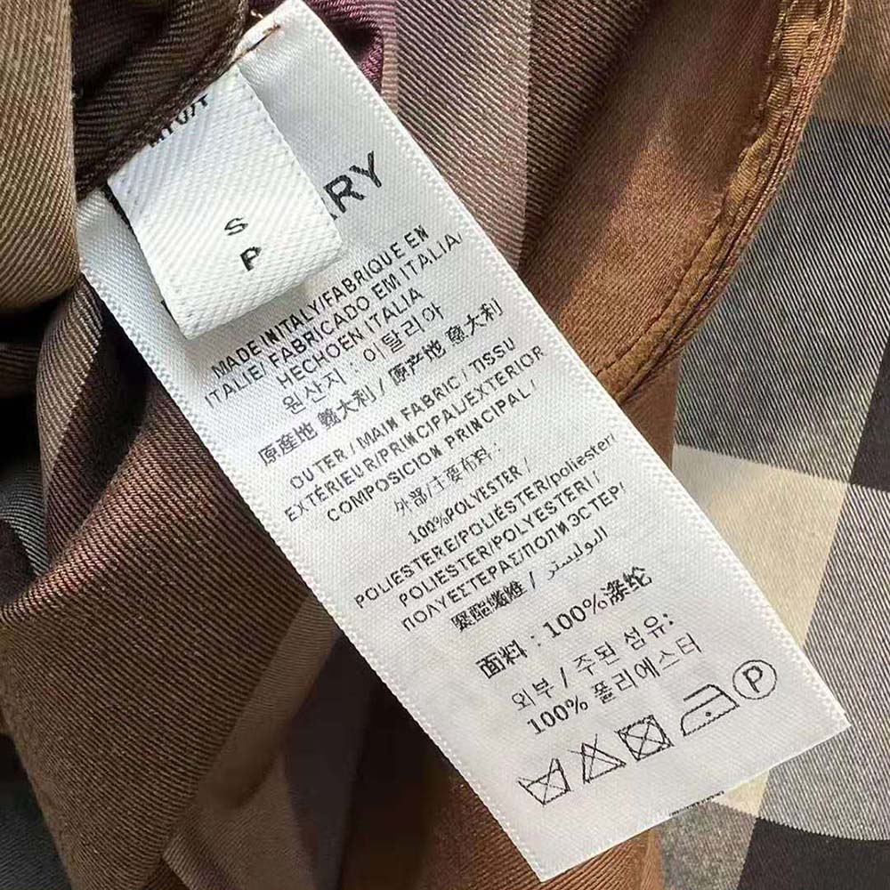 Burberry Women Check Cotton Tie-waist Shirt Dress - image 10