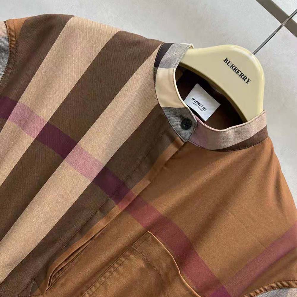 Burberry Women Check Cotton Tie-waist Shirt Dress - image 4