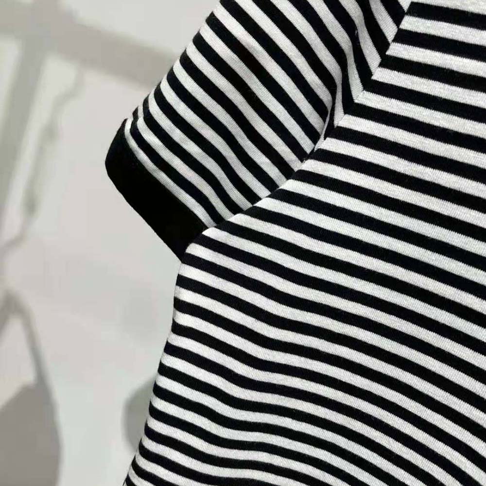 Celine Women 70’s Anchor T-shirt in Striped Jersey - image 9