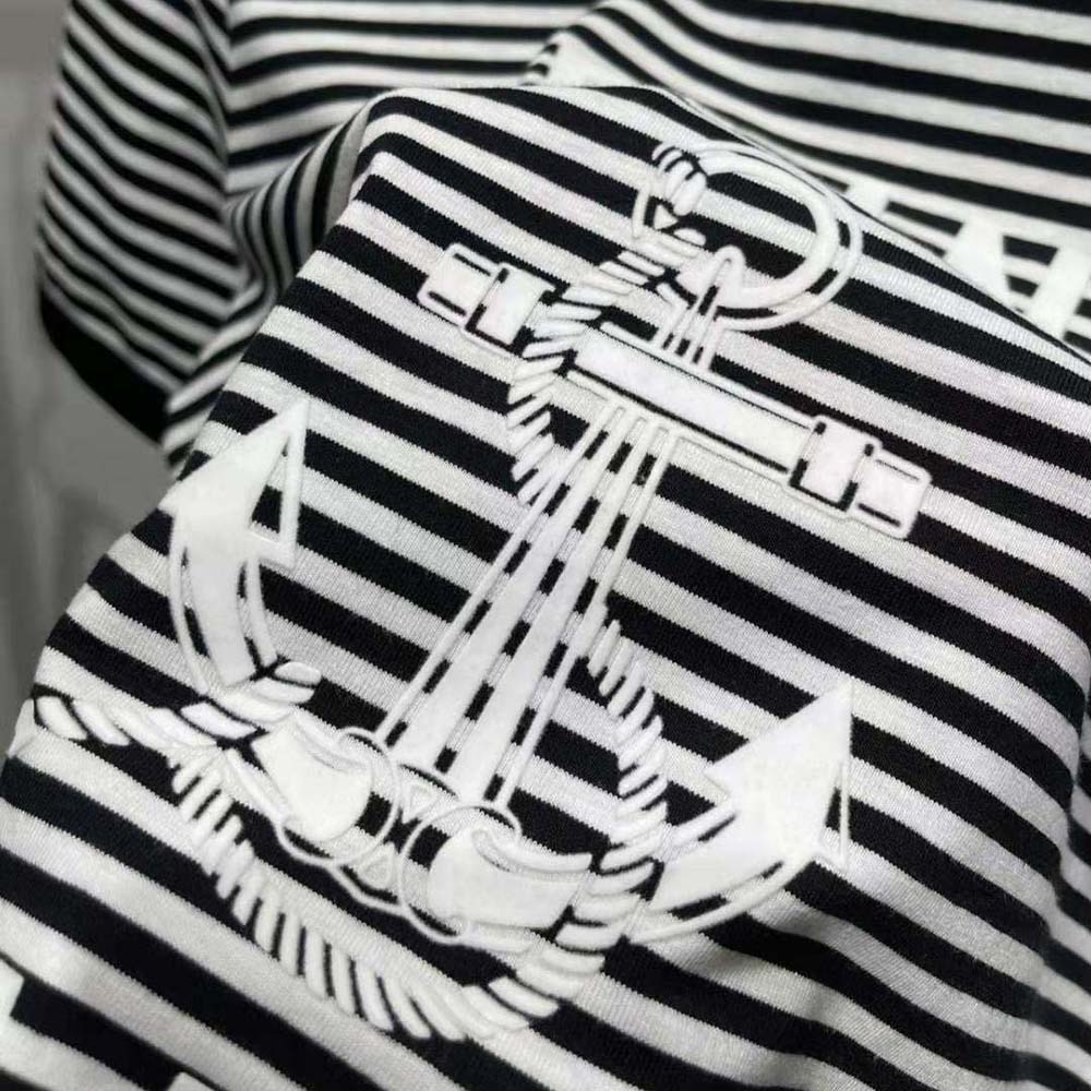 Celine Women 70’s Anchor T-shirt in Striped Jersey - image 8