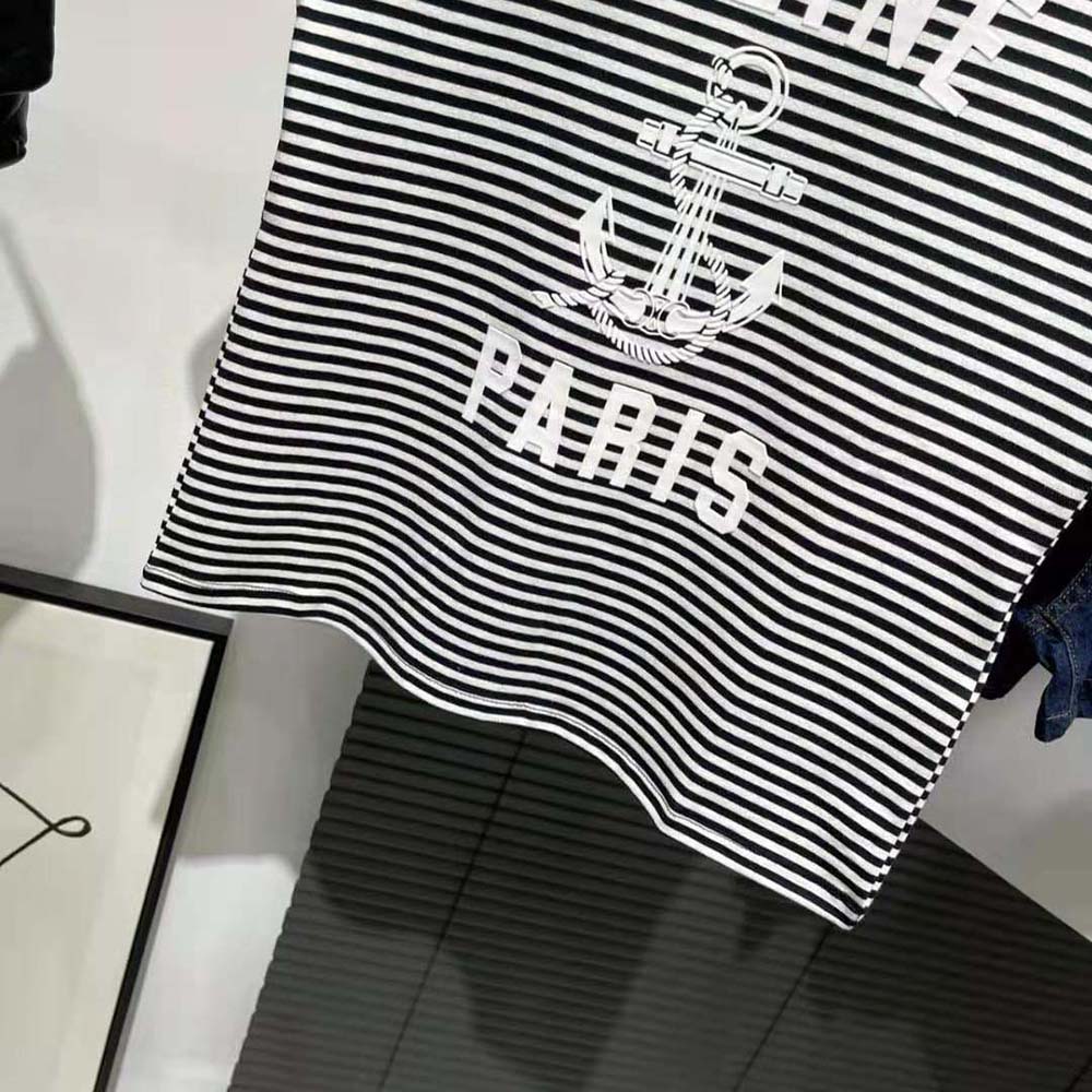 Celine Women 70’s Anchor T-shirt in Striped Jersey - image 10