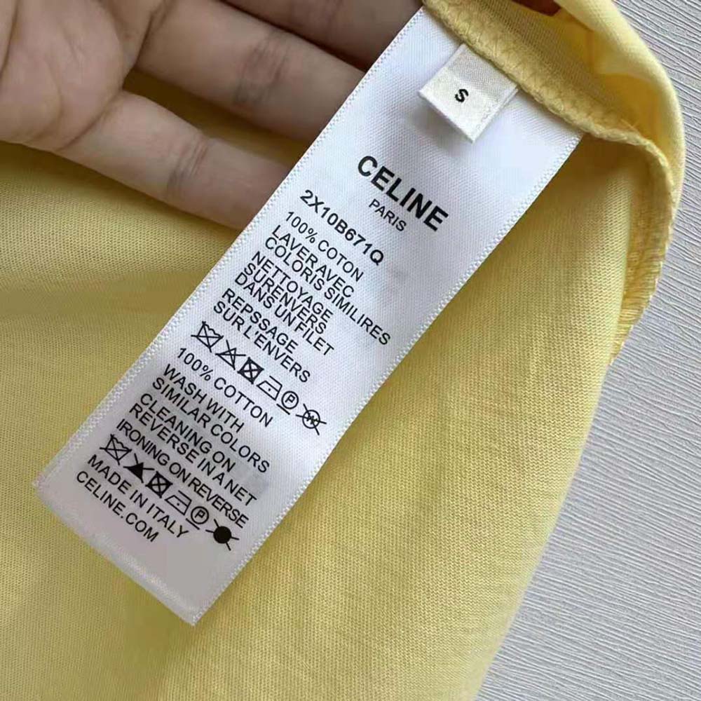 Celine Women 70s California T-shirt in Cotton Jersey - image 10