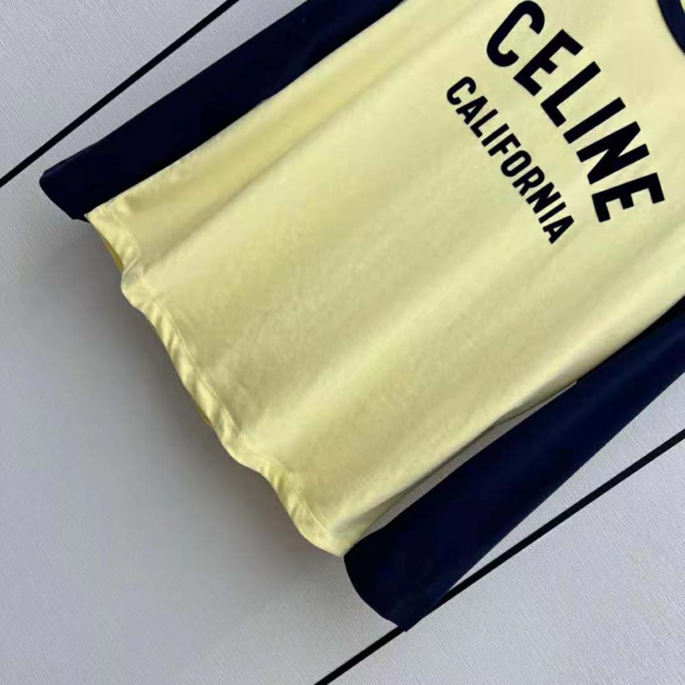 Celine Women 70s California T-shirt in Cotton Jersey - image 6