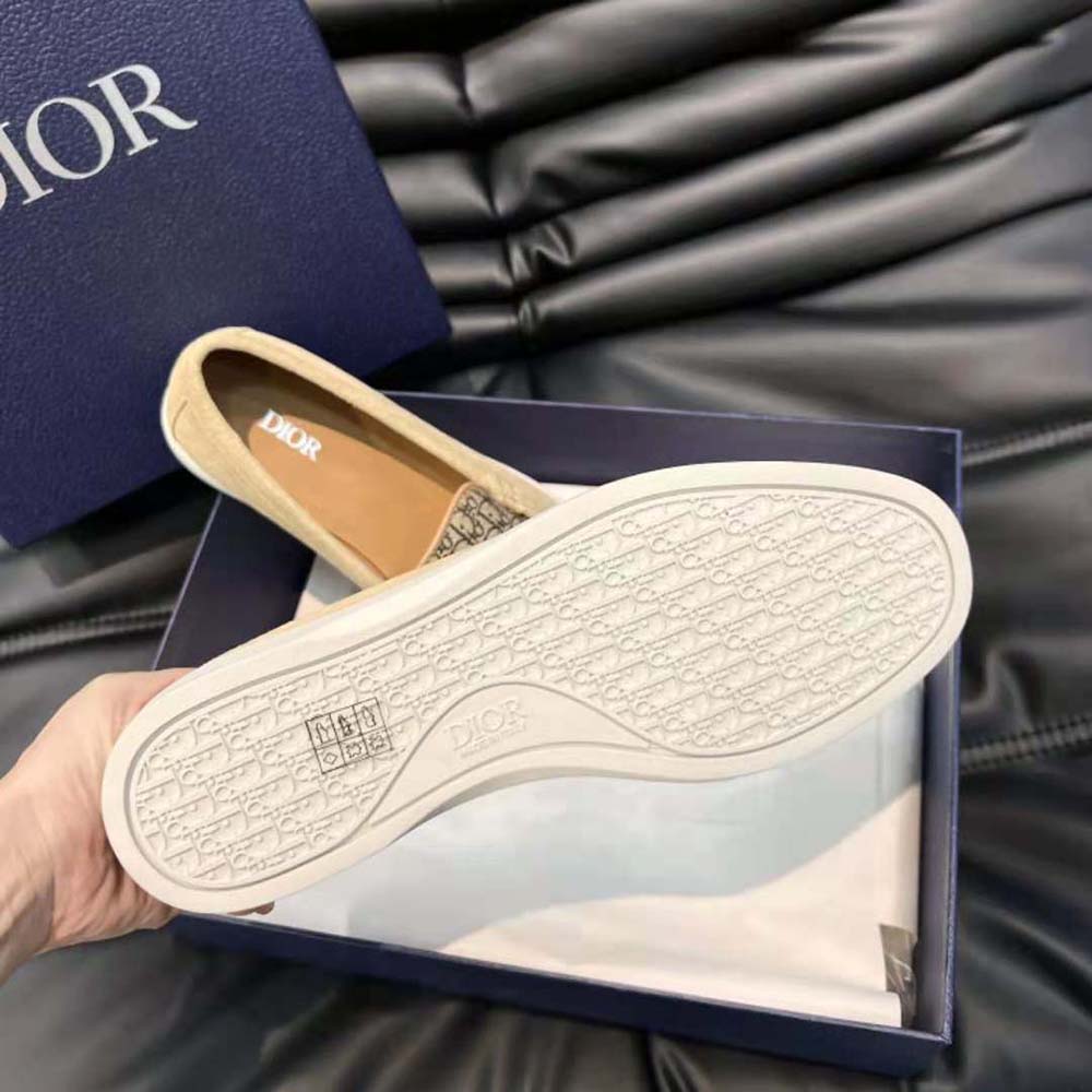 Dior Men Granville Loafer Beige Dior Oblique Suede and Jacquard - image 10