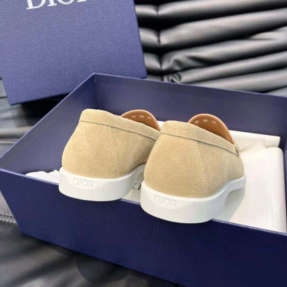 Dior Men Granville Loafer Beige Dior Oblique Suede and Jacquard - image 9