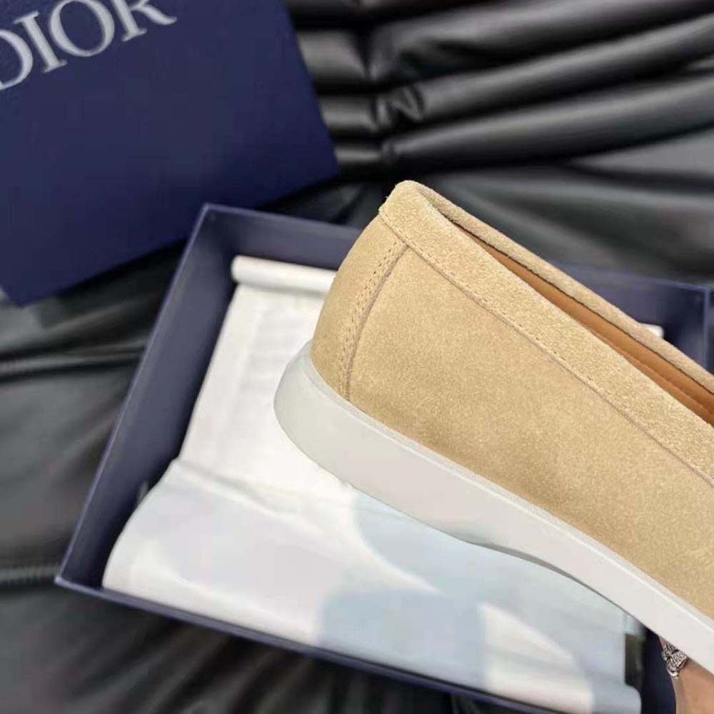 Dior Men Granville Loafer Beige Dior Oblique Suede and Jacquard - image 7