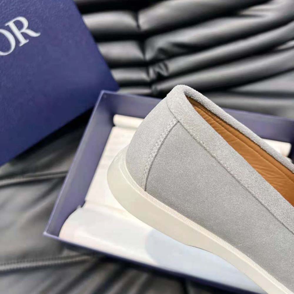 Dior Men Granville Loafer Dior Gray Suede and Dior Oblique Jacquard - image 8