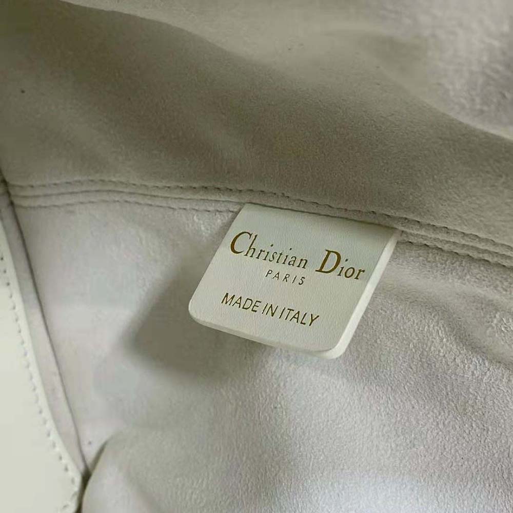 Dior Women Medium Dior Toujours Bag Latte Macrocannage Calfskin - image 10