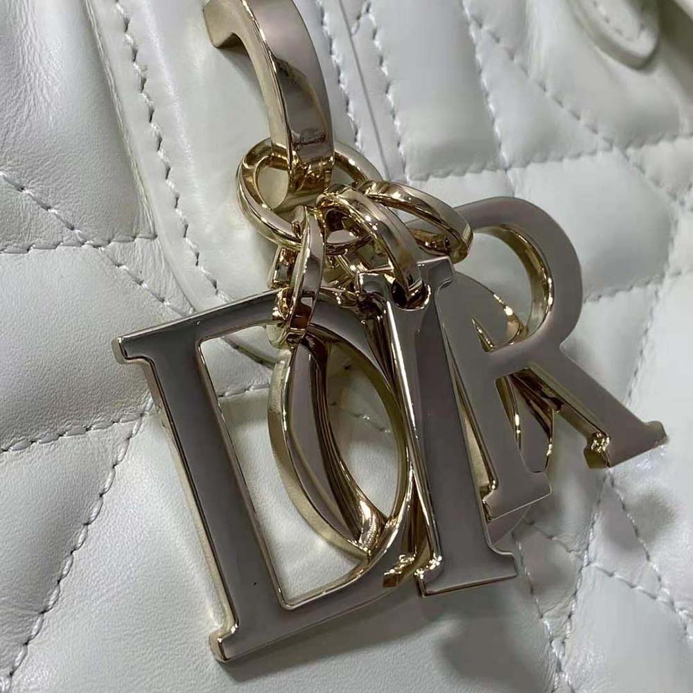 Dior Women Medium Dior Toujours Bag Latte Macrocannage Calfskin - image 8