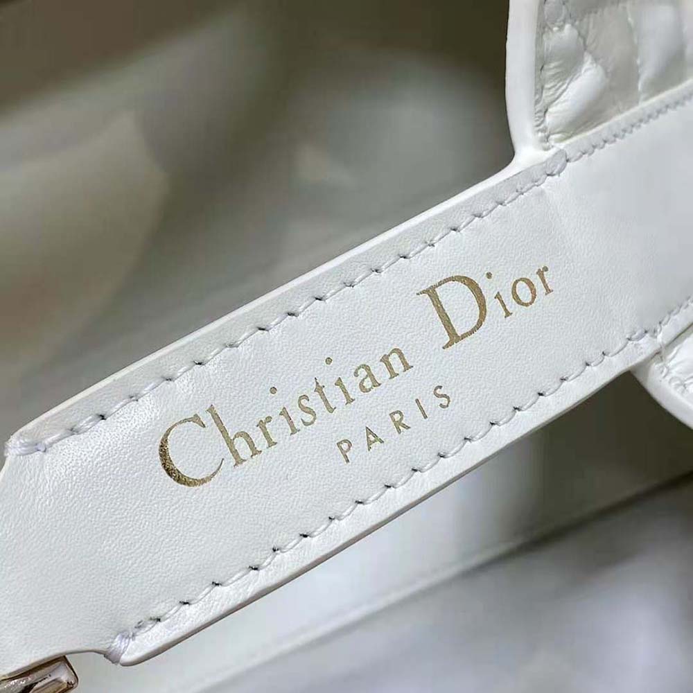 Dior Women Medium Dior Toujours Bag Latte Macrocannage Calfskin - image 9