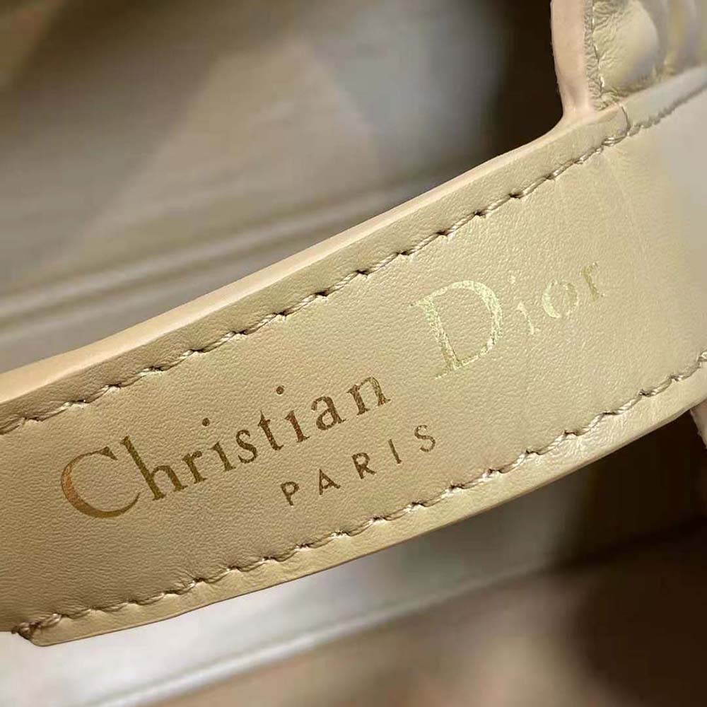 Dior Women Medium Dior Toujours Bag Medium Tan Macrocannage Calfskin - image 9
