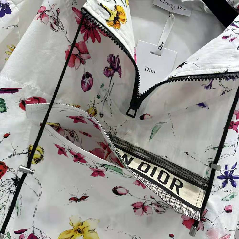Dior Women Short-Sleeved Hooded Short Anorak - image 7