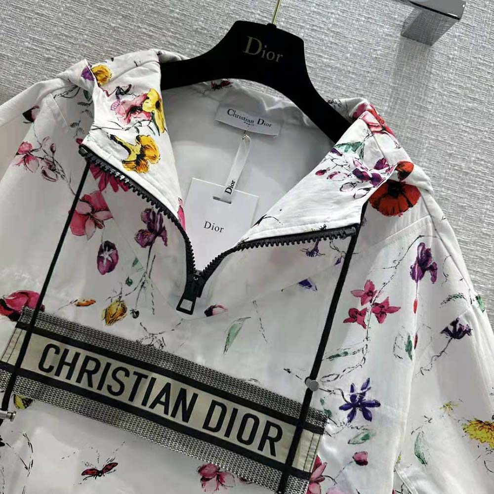 Dior Women Short-Sleeved Hooded Short Anorak - image 6