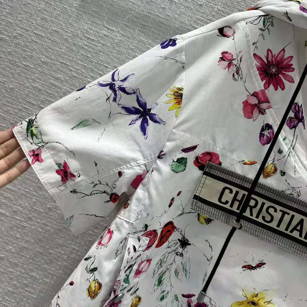 Dior Women Short-Sleeved Hooded Short Anorak - image 9
